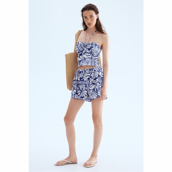 H&M Crinkled Jersey Shorts XXL NWT - Picture 5 of 11